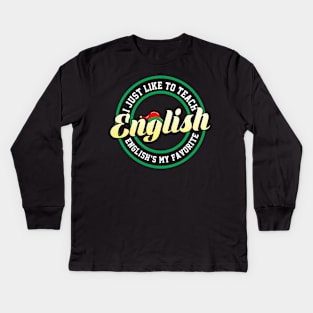 Teach English Kids Long Sleeve T-Shirt